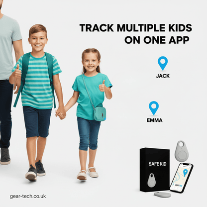 GPS Tracker per Bambini Localizzazione Tempo Reale SOS