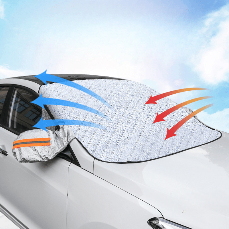 Magnetic Windshield Cover Car — Frost, Snow & Sun Protection 2