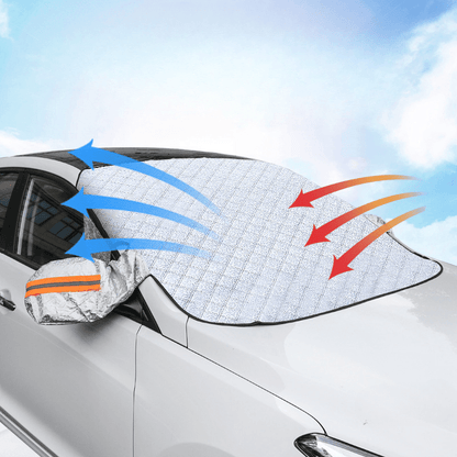 Magnetic Windshield Cover Car — Frost, Snow & Sun Protection 2