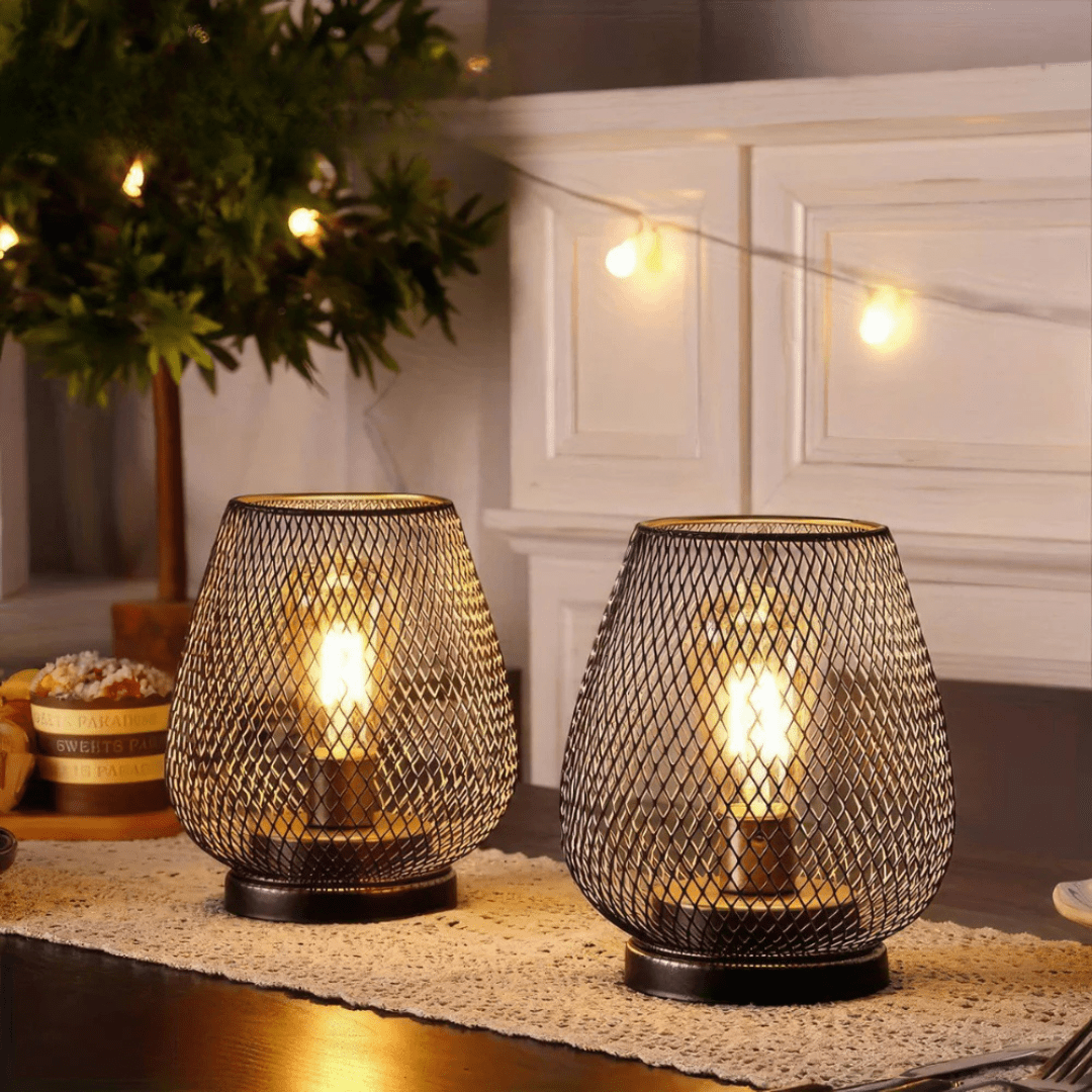 Portable Wireless LED Table Lamp — Warm Light Metal Design 3