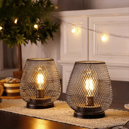 Portable Wireless LED Table Lamp — Warm Light Metal Design 3