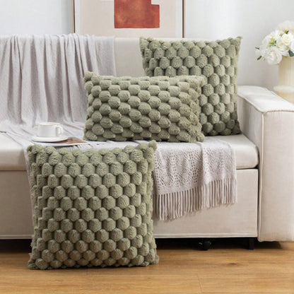 3D Texture Soft Cushion Cover — Decorative Sofa & Bed Pillow 9