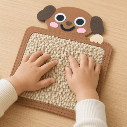 Animal Sensory Texture Mats for Kids — 8-Piece Set CE Certified 2