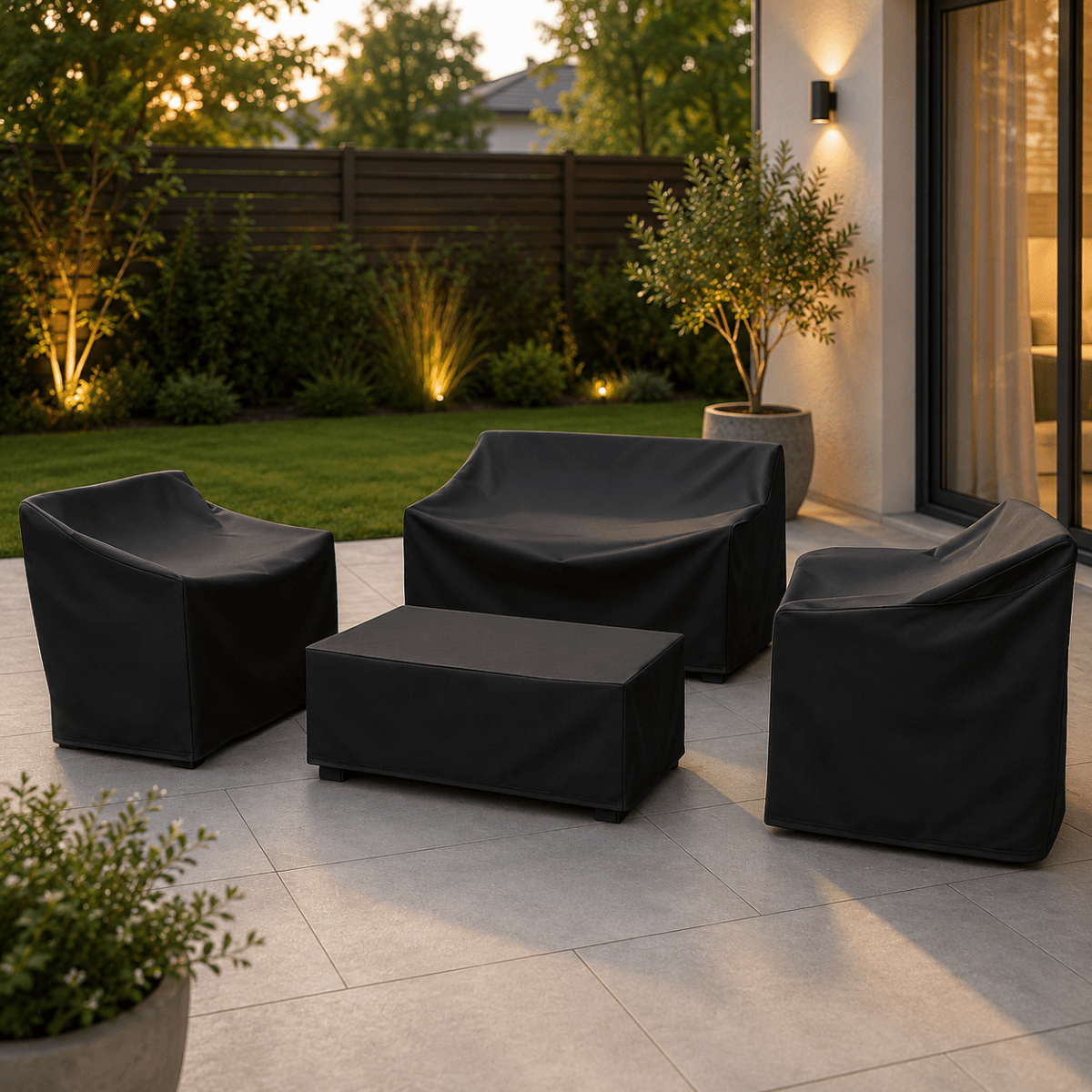 Outdoor Furniture Dust Cover — Waterproof Garden Patio Shield 4