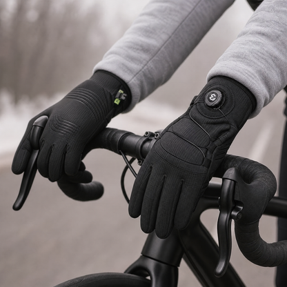 Full-Finger Winter Cycling Gloves — Rotary Closure & Silicone Grip 2