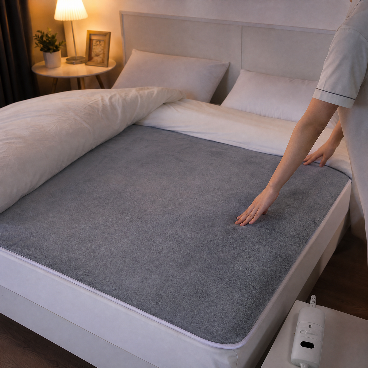 Electric Heated Underblanket 220V — High/Low Heat Settings 2
