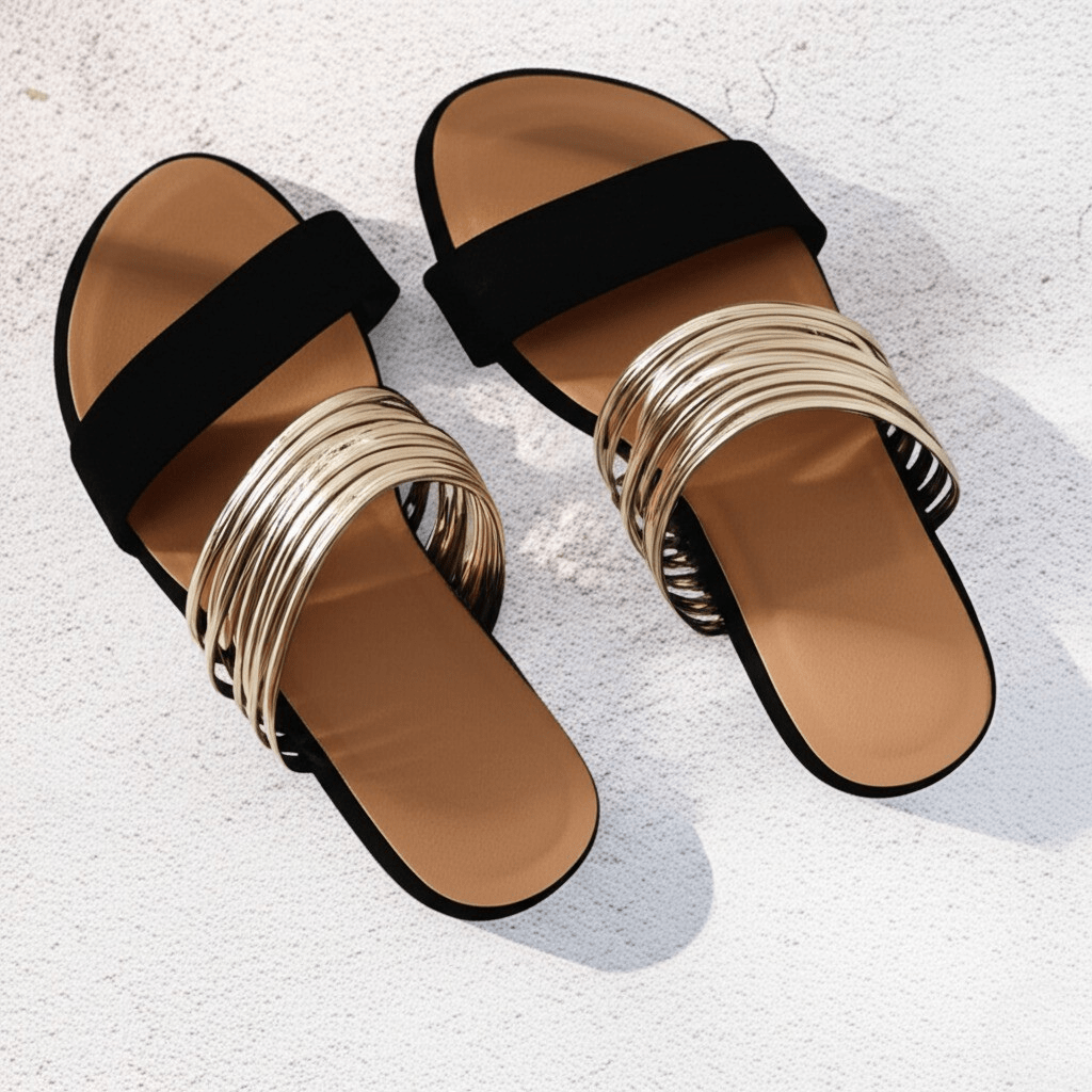 Sandali Ortopedici Comfort in Camoscio Slip-On