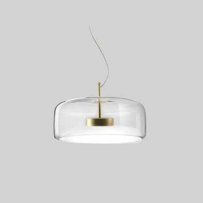 Lampada Sospensione Vetro Design Minimalista Moderna