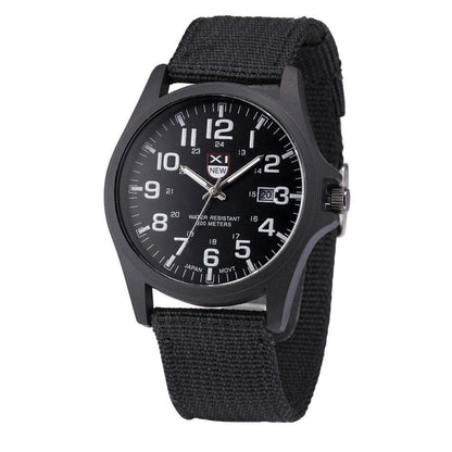 Illuminated Tactical Wristwatch — Multifunction Analog 45mm Sport 7