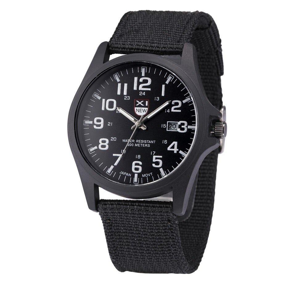 Illuminated Tactical Wristwatch — Multifunction Analog 45mm Sport 2