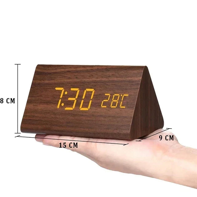 LED Alarm Clock with Voice Control — Minimalist Modern Design 6