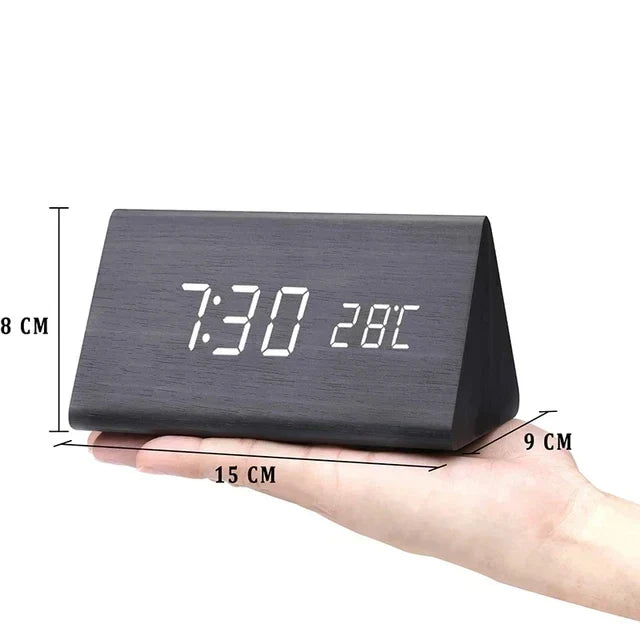 LED Alarm Clock with Voice Control — Minimalist Modern Design 5