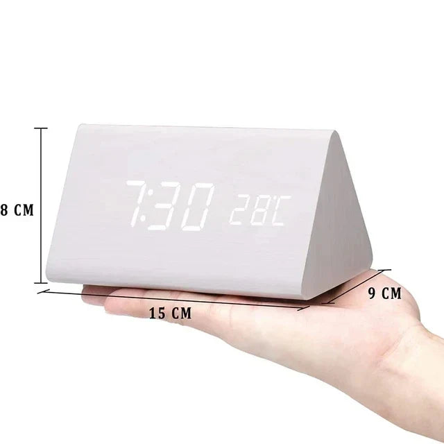 LED Alarm Clock with Voice Control — Minimalist Modern Design 7