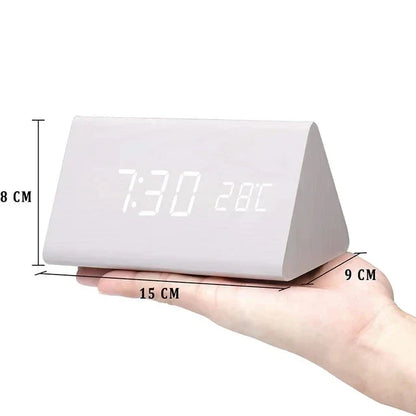 LED Alarm Clock with Voice Control — Minimalist Modern Design 7