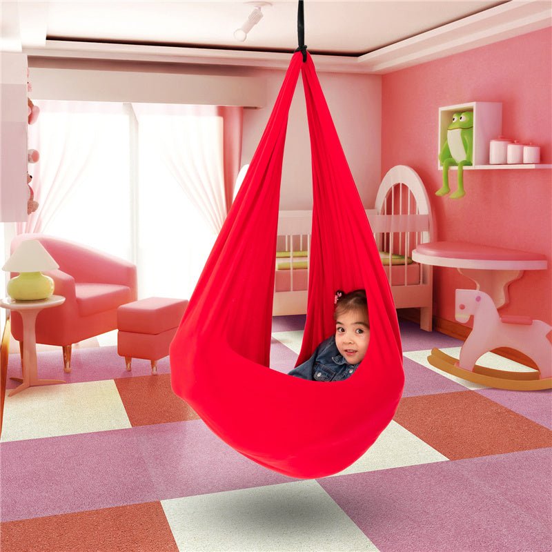 Hamac Thérapeutique pour Enfants en Coton – Balançoire Relaxante