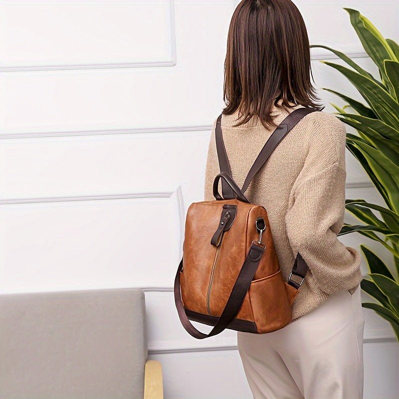Women's Anti-Theft Backpack — Waterproof Hidden Zipper Design 8
