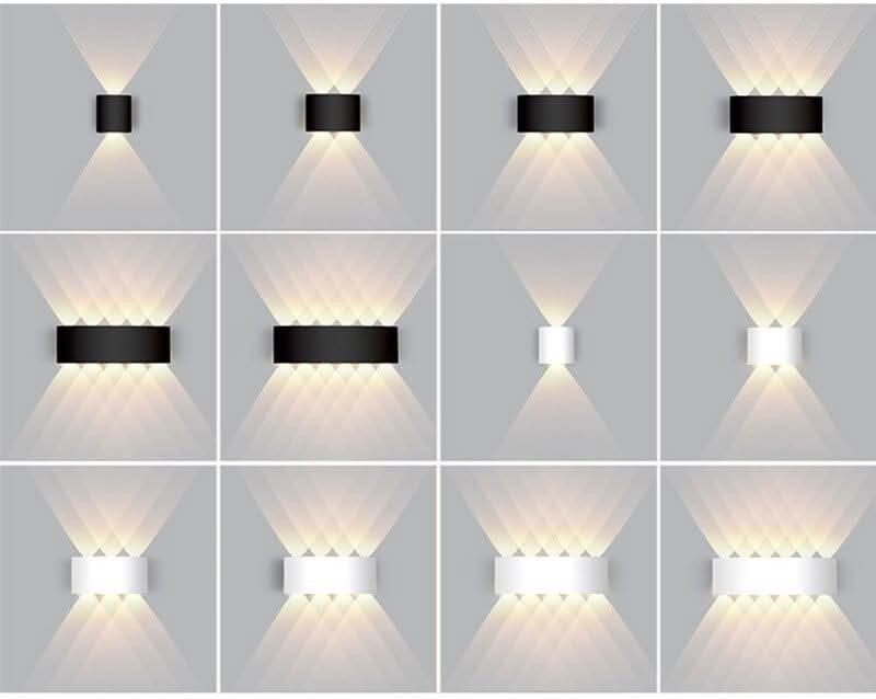 Waterdichte LED Buitenwandlamp in Aluminium - Elegant en Veilig Ontwerp