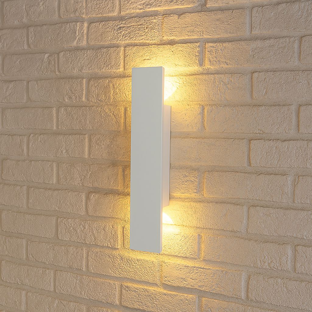 Moderne Buitenwandlampen met Witte LED's, Weerbestendig
