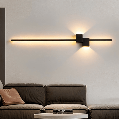 Minimalistische LED Wandlamp van Metaal, Indirecte Verlichting