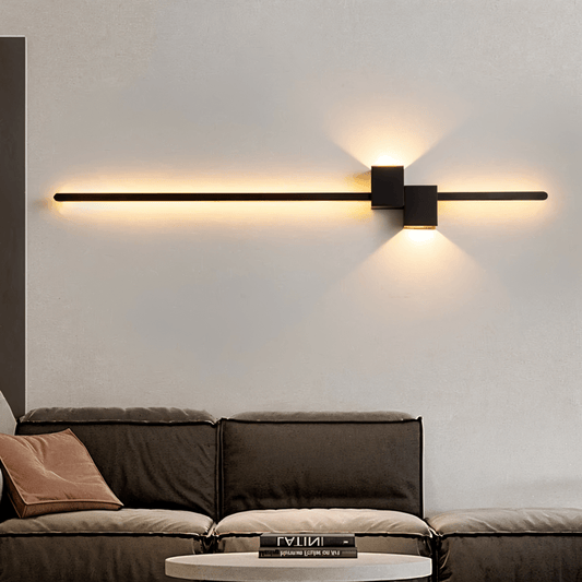 Minimalistische LED Wandlamp van Metaal, Indirecte Verlichting