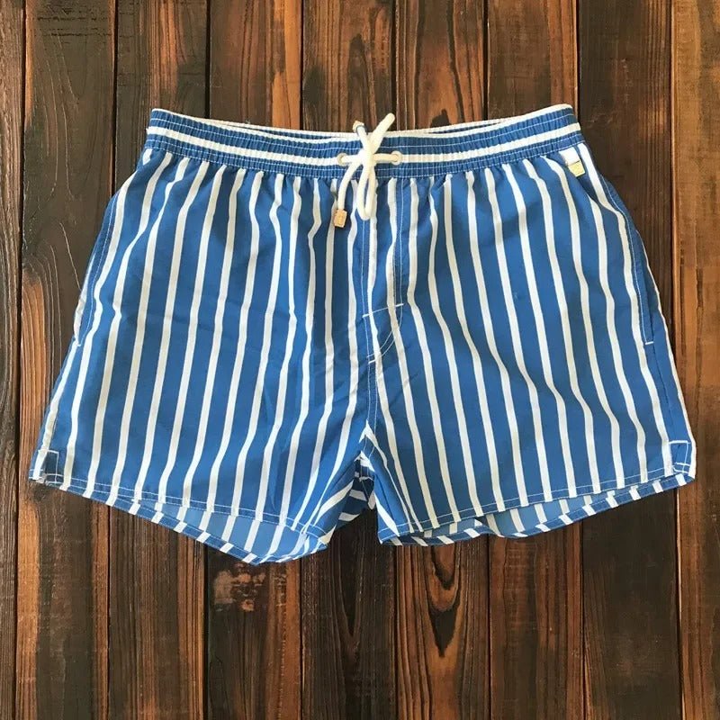 Costume da Bagno Uomo Quick Dry Design a Righe