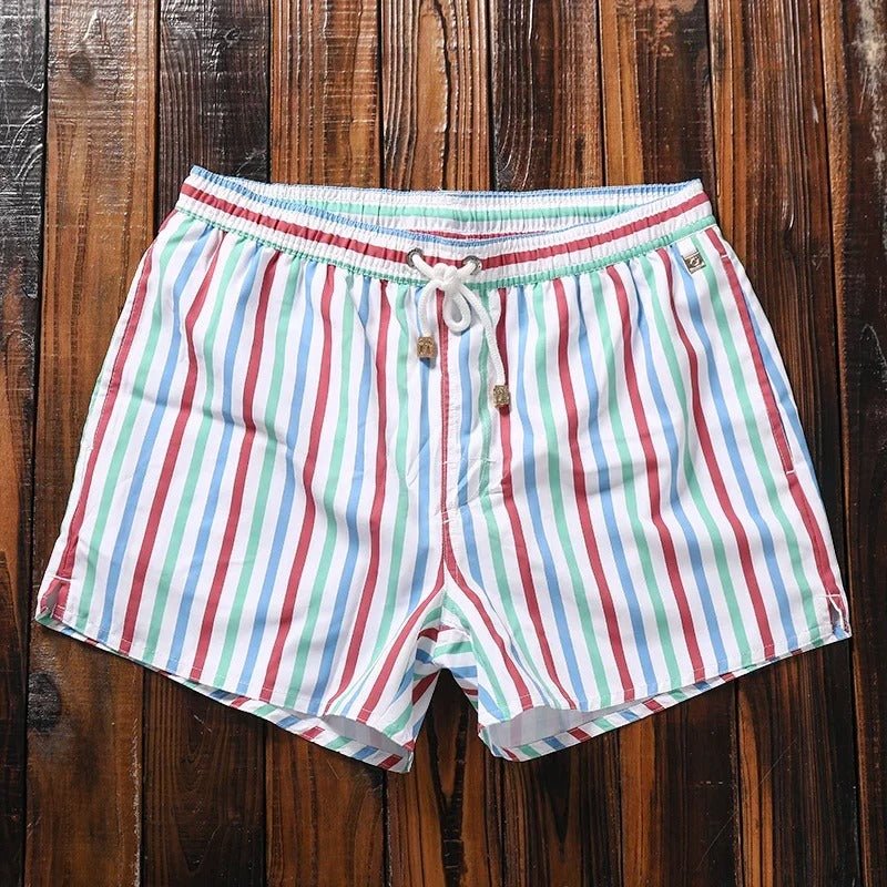 Costume da Bagno Uomo Quick Dry Design a Righe
