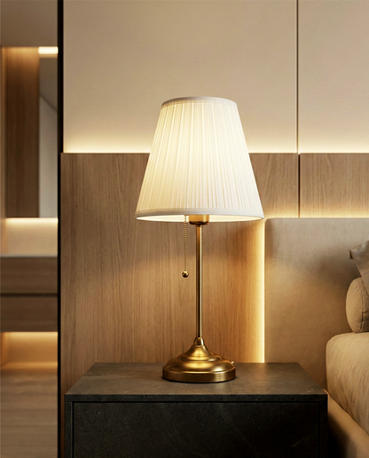 Lampada da Tavolo | Lorenzo – Ottone Spazzolato