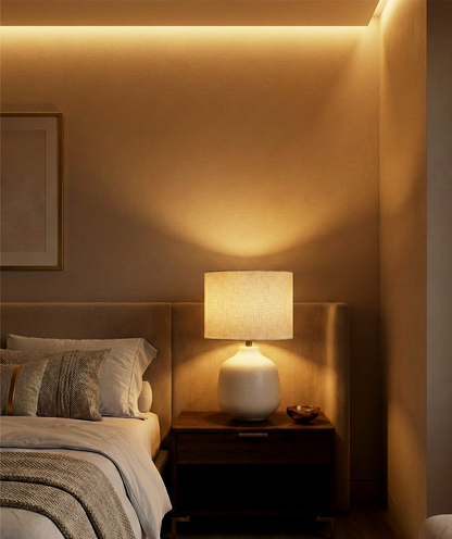 Lampada da Tavolo | Matteo – Ceramica Avorio