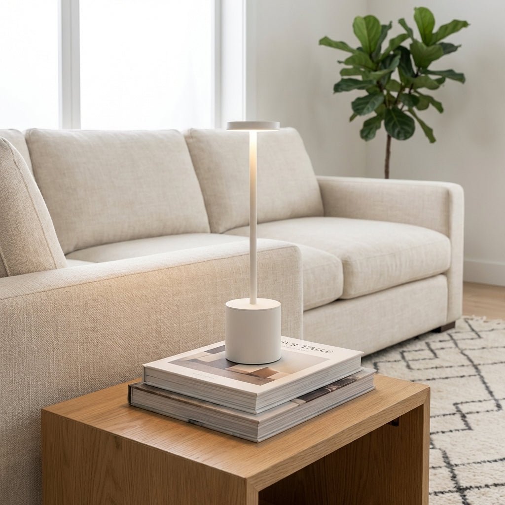Wireless LED Table Lamp Dimmable — Modern Minimalist Design 11