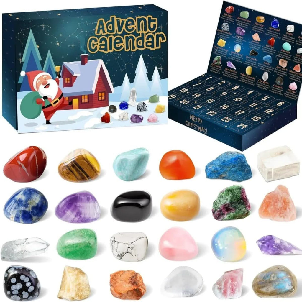 Crystal Advent Calendar 2025 — 24 Natural Gemstones Christmas 3
