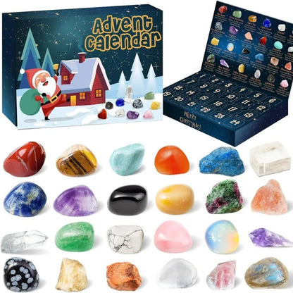 Crystal Advent Calendar 2025 — 24 Natural Gemstones Christmas 3
