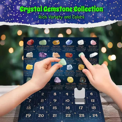 Crystal Advent Calendar 2025 — 24 Natural Gemstones Christmas 6