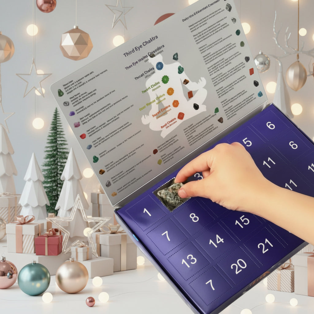 Crystal Advent Calendar 2025 — 24 Natural Gemstones Christmas 7