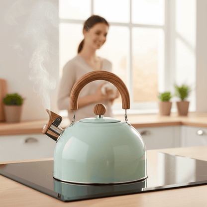 Stainless Steel Stovetop Kettle with Whistle — 2.5 L All Hobs 2