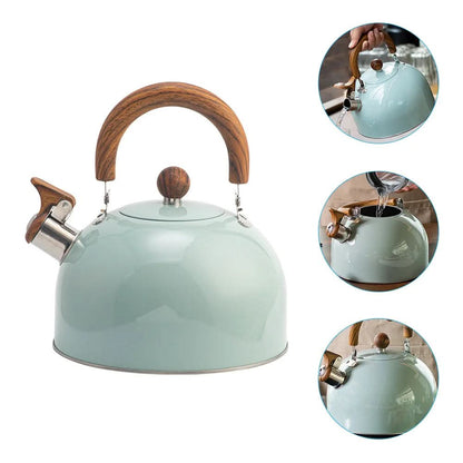 Stainless Steel Stovetop Kettle with Whistle — 2.5 L All Hobs 4
