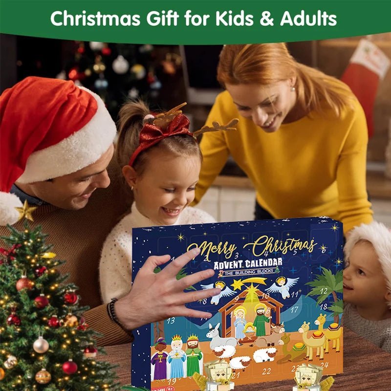 DIY Advent Calendar Nativity Scene — 24 Building Blocks Family 7