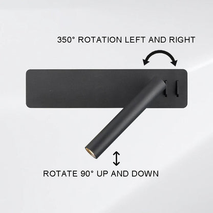 Twirllite – Rotatable LED Wall Lamp for Bedside Reading 6