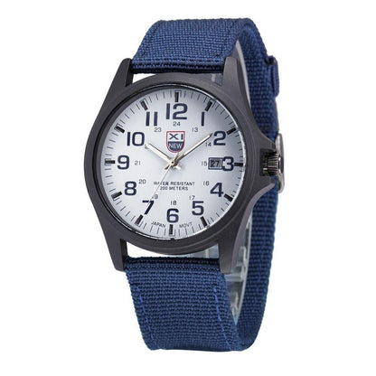 Illuminated Tactical Wristwatch — Multifunction Analog 45mm Sport 3