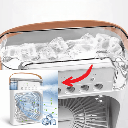 Mini Condizionatore Portatile Ricaricabile con Serbatoio