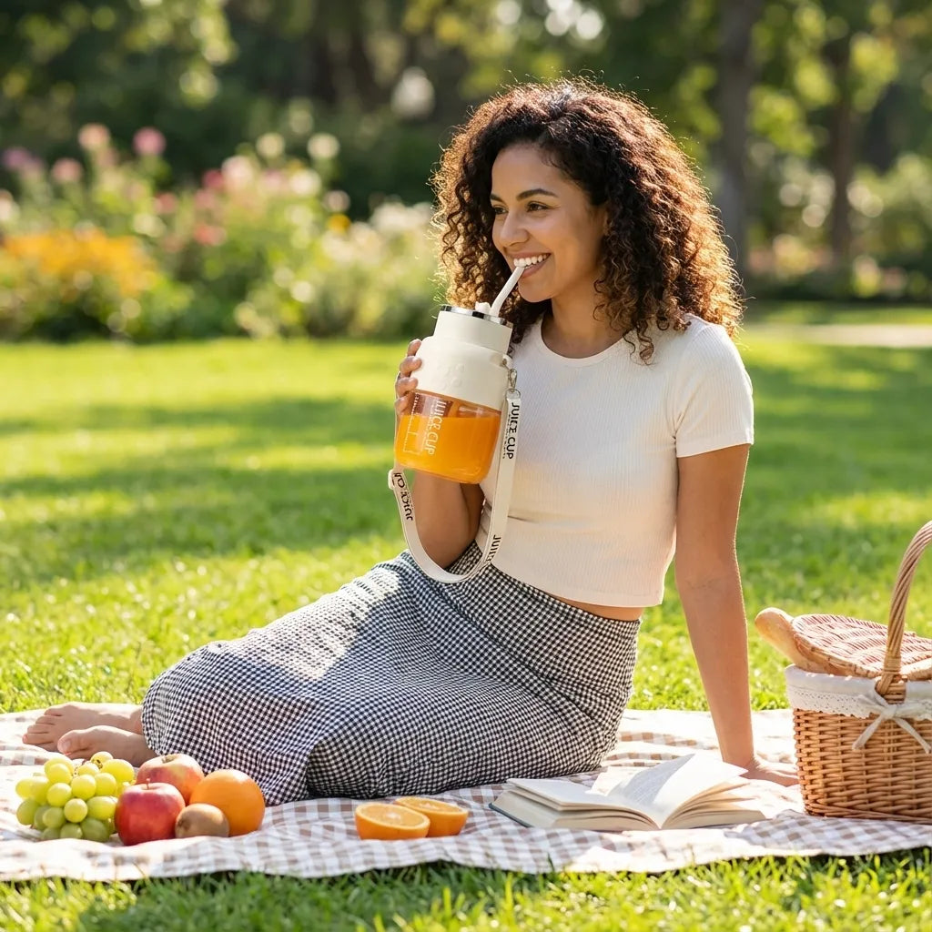 BlendGo - Frullatore Portatile con 10 Lame e Motore Potente