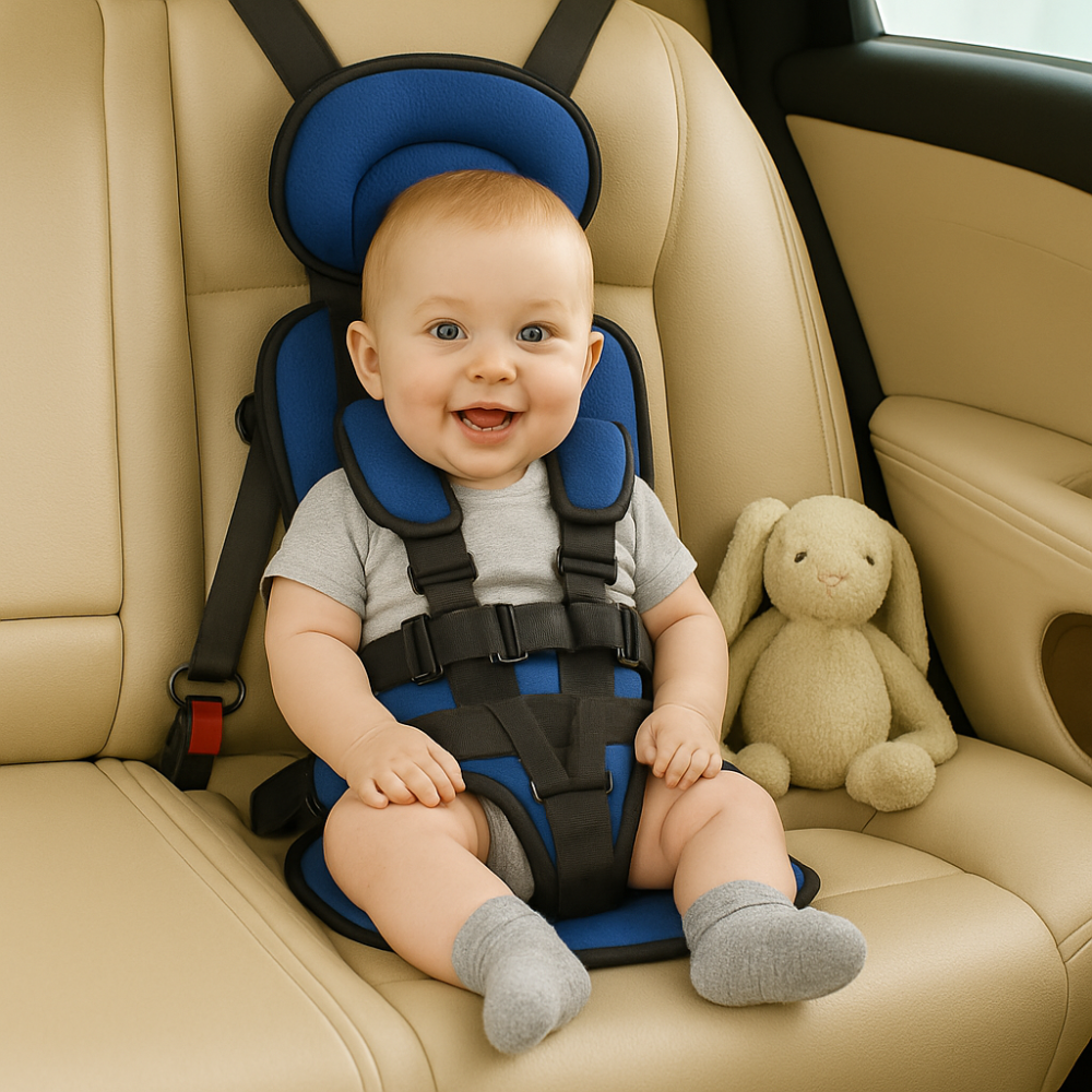 Seggiolino Auto Booster Portatile con Cintura 5 Punti