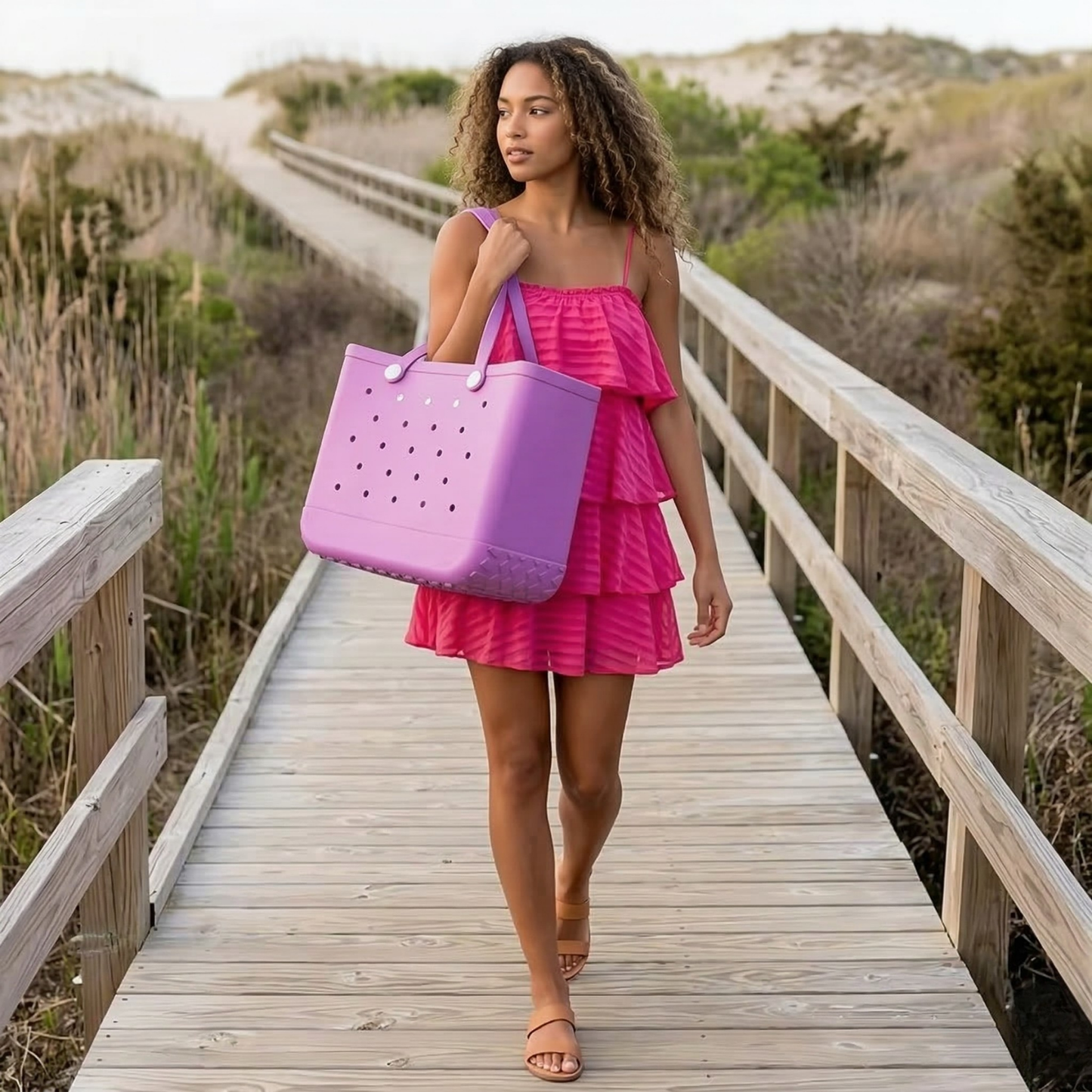 Waterdichte Geventileerde Eva Strandtas met Afvoer