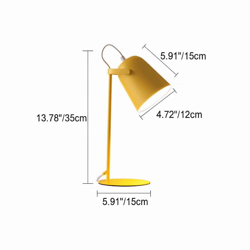 Rotating LED Table Lamp — Eye-Friendly Macaron Color Desk Light 9