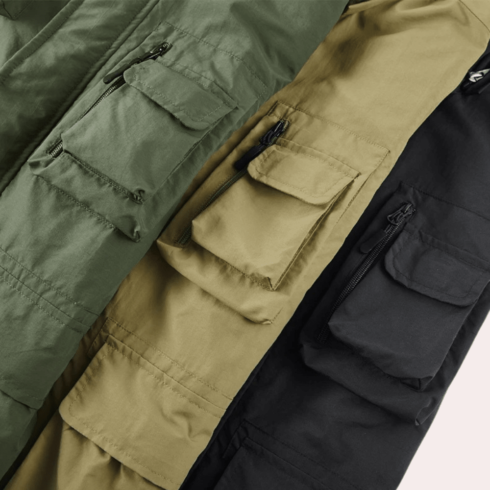 Men's Waterproof Winter Parka — Down Fill Regular Fit Jacket 4