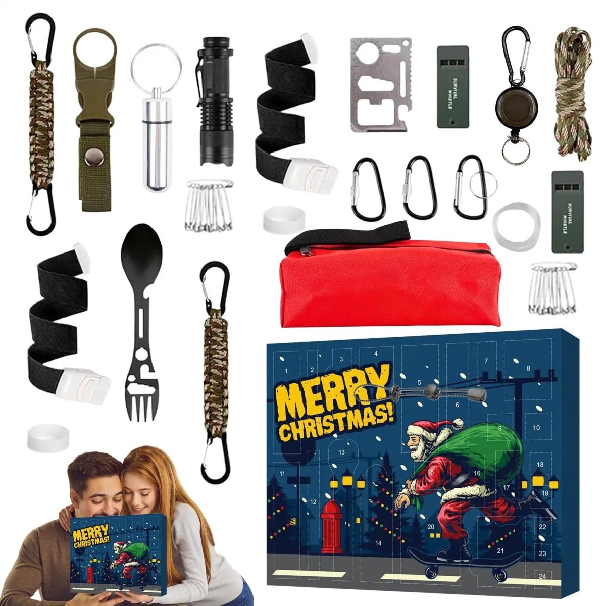 Survival Advent Calendar — 24 Bushcraft Outdoor Tools Gift 6