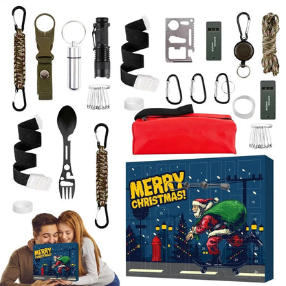 Survival Advent Calendar — 24 Bushcraft Outdoor Tools Gift 6