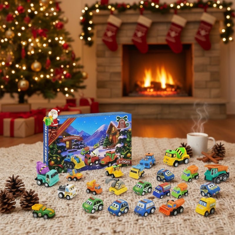 Car Advent Calendar 2026 — 24 Miniature Vehicles for Kids 1