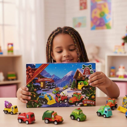 Car Advent Calendar 2026 — 24 Miniature Vehicles for Kids 2