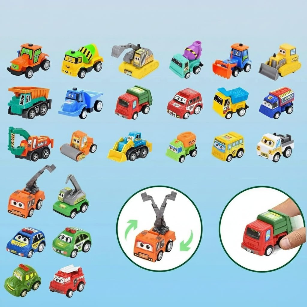 Car Advent Calendar 2026 — 24 Miniature Vehicles for Kids 5