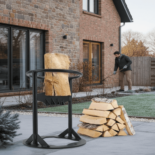 SteadySplit Cast Iron Log Splitter — Safe & Compact Firewood Tool 1